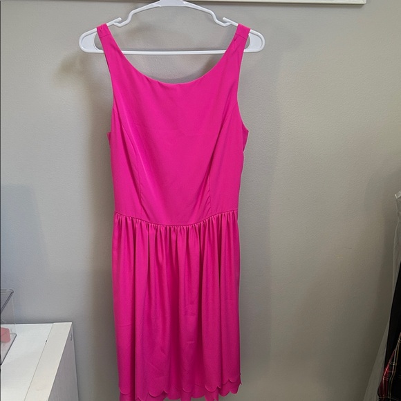 Eliza J Fuchsia Sleeveless Midi Dress - Picture 1 of 4